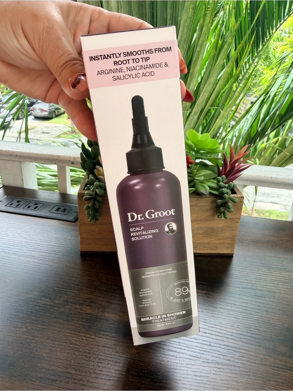 Scalp Revitalizing Solution & Hair Thickening Shampoo - Deep Purple